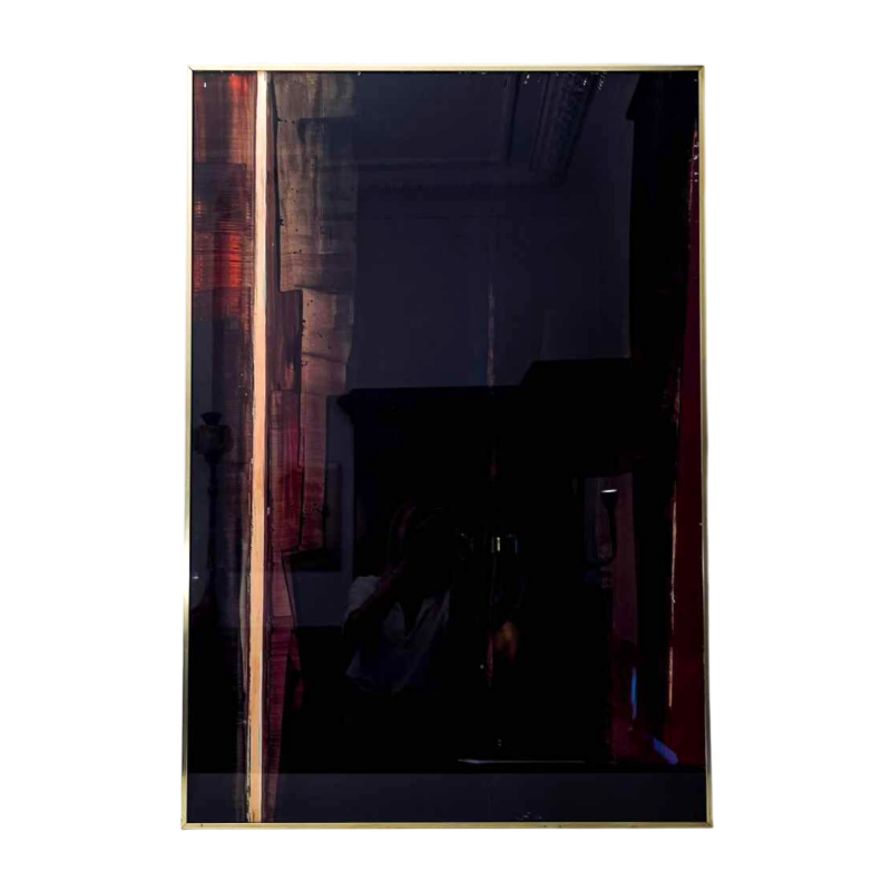 Serge Detriaux “Espoir d'un songe“ tableau abstrait huile sur panneau, ca 1970