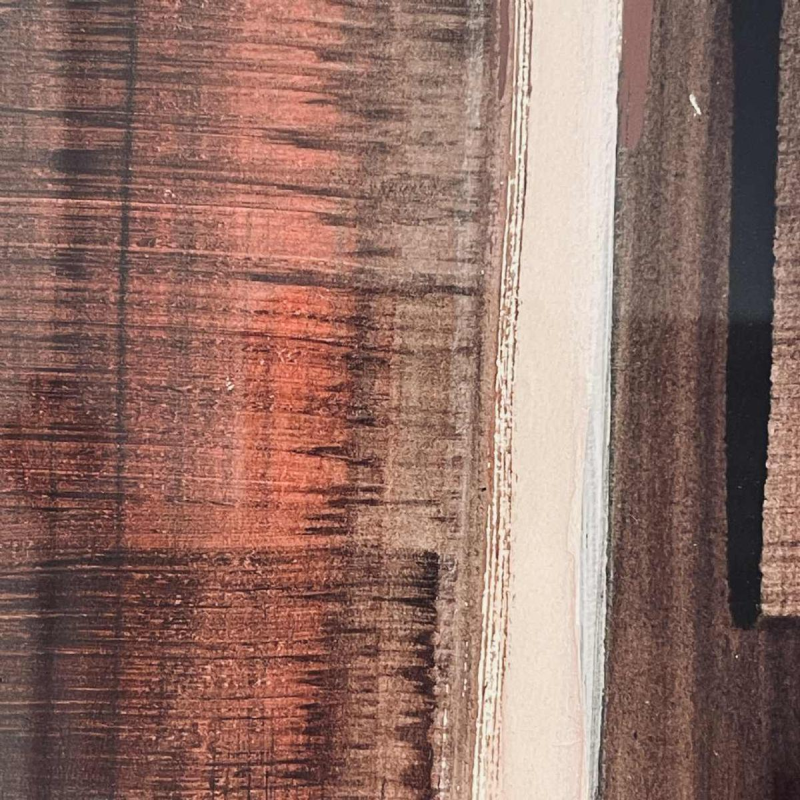 Serge Detriaux “Hope of a Dream” abstract painting oil on panel, ca 1970