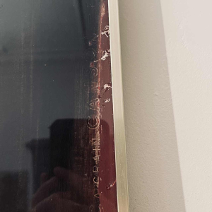 Serge Detriaux “Hoop op een droom” abstract schilderij olieverf op paneel, ca. 1970