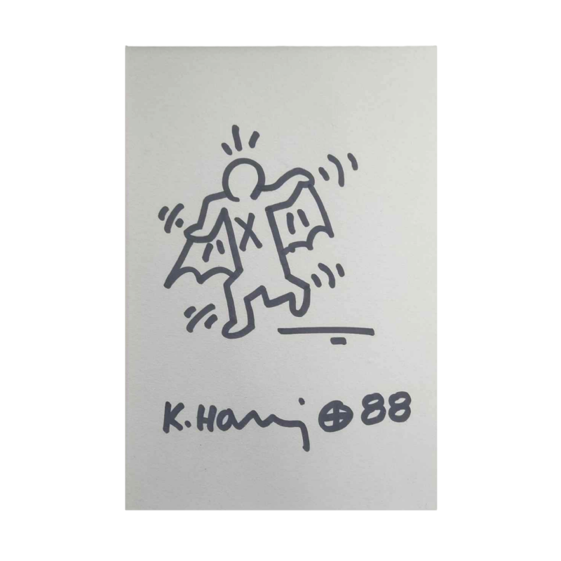 Keith Haring “Batman“ Dessin au feutre, 1988