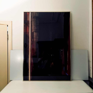 Serge Detriaux “Hope of a Dream” abstract painting oil on panel, ca 1970