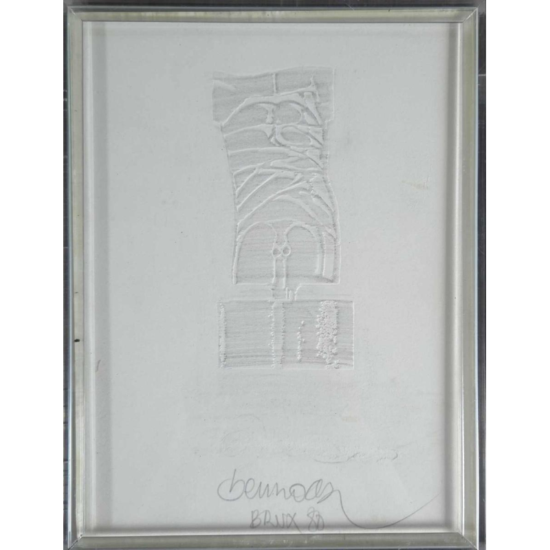 Miguel Berrocal, tekening op wafelpapier, 20ste eeuw