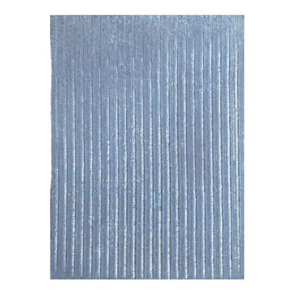 André Navez, tableau abstrait, ciment sur acier, 2023