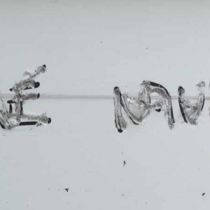 André Navez, abstract painting, cement on steel, 2023