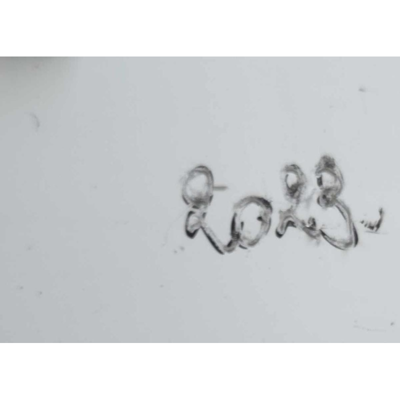 André Navez, tableau abstrait, ciment sur acier, 2023