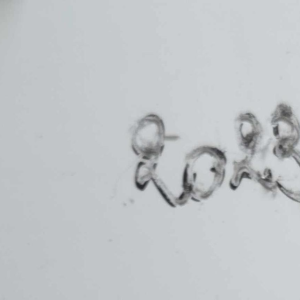 André Navez, tableau abstrait, ciment sur acier, 2023