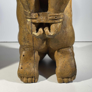 Paire d'angelots baroques sculptés en bois doré, Italie / Espagne, vers 1600