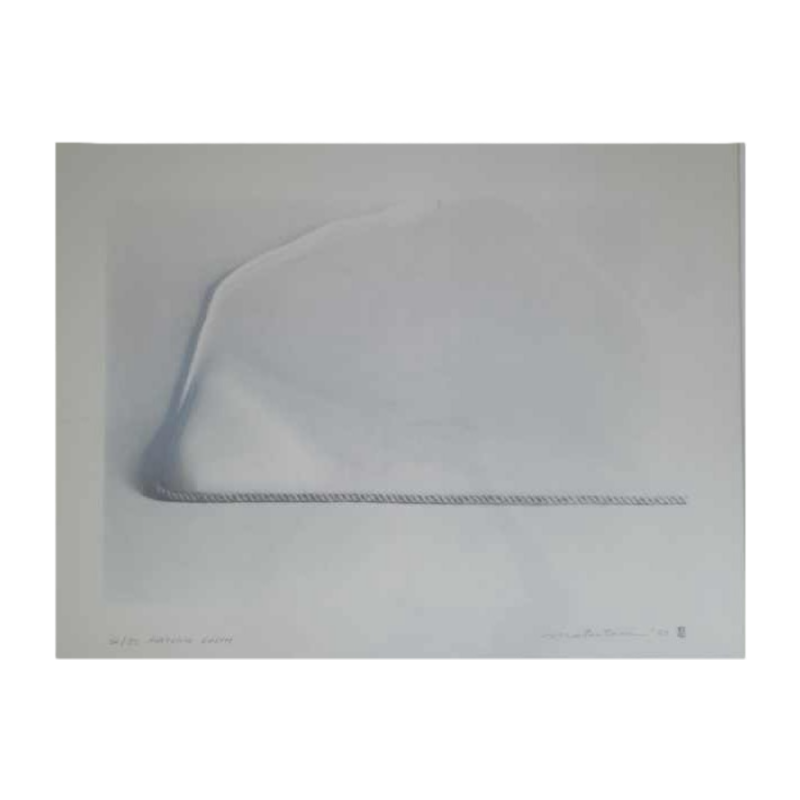 Takesada Matsutani “Platonic Earth“ gravure abstraite sur papier, 1980