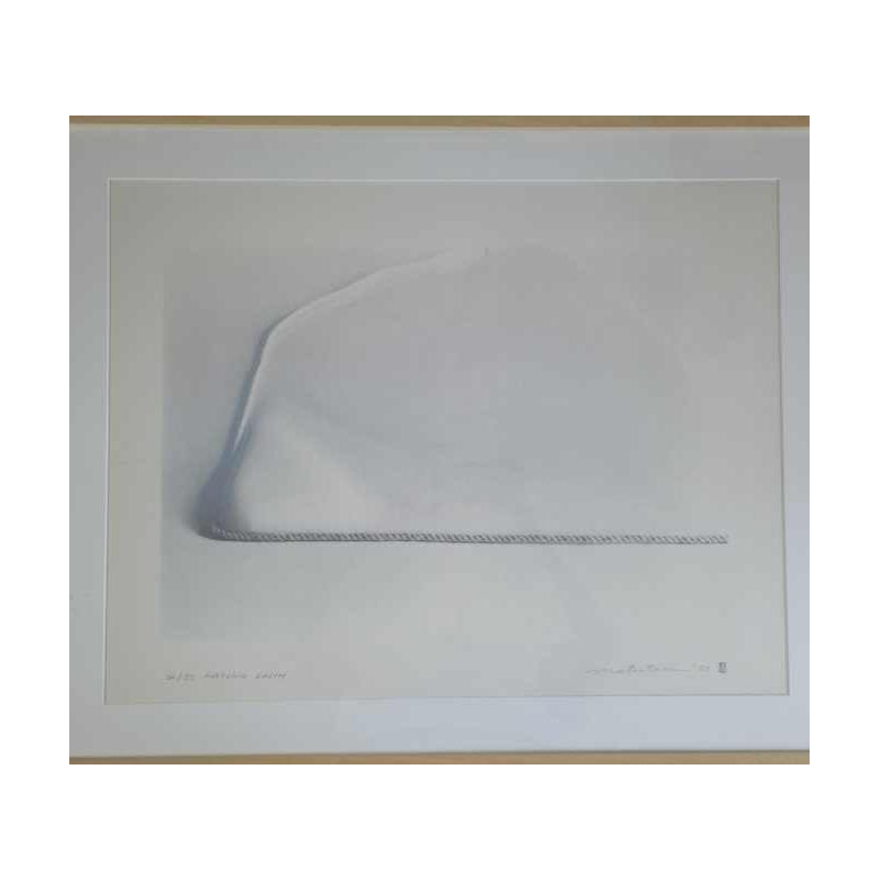 Takesada Matsutani “Platonische aarde” abstracte ets op papier, 1980