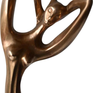 Africanist statue in polished brass, Karl Hagenauer style, ca 1950