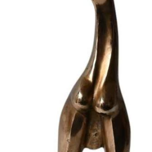 Africanist statue in polished brass, Karl Hagenauer style, ca 1950