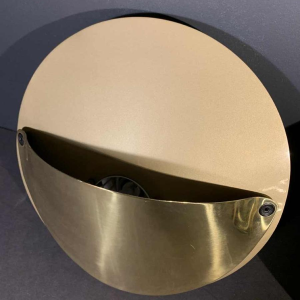 ACHILLE CASTIGLIONI voor FLOS "Giovi", paar vergulde messing wandlampen, 1982