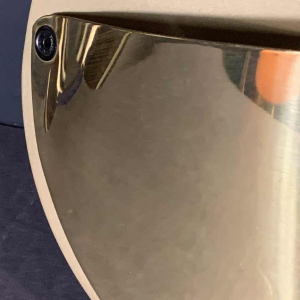 ACHILLE CASTIGLIONI for FLOS "Giovi", Pair gilded brass wall lights sconces 1982