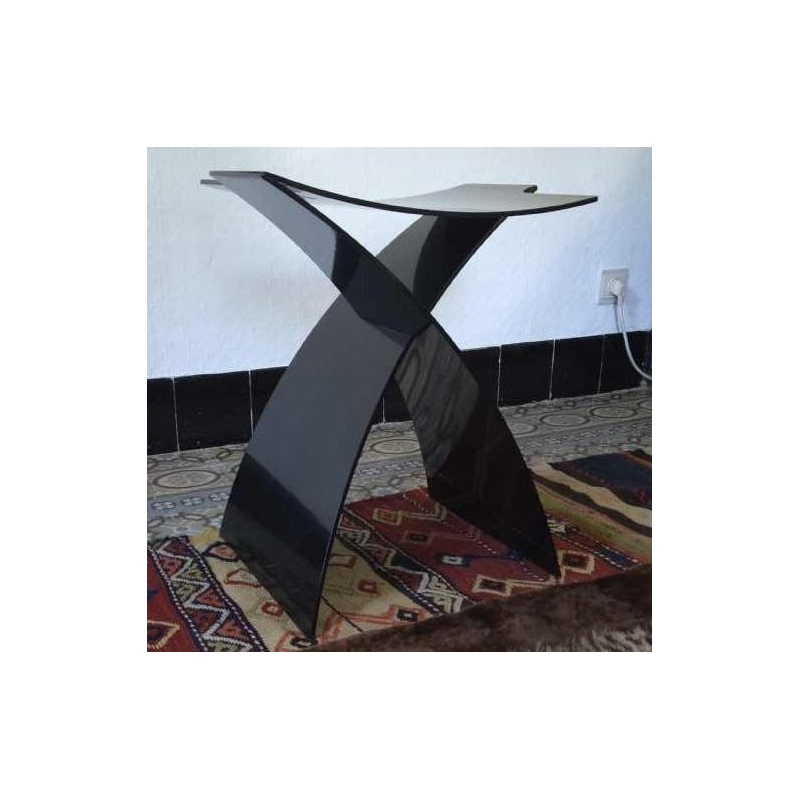 Pierre Jacob “Silence“ tabouret en métal acier laqué rouge, XXIe s