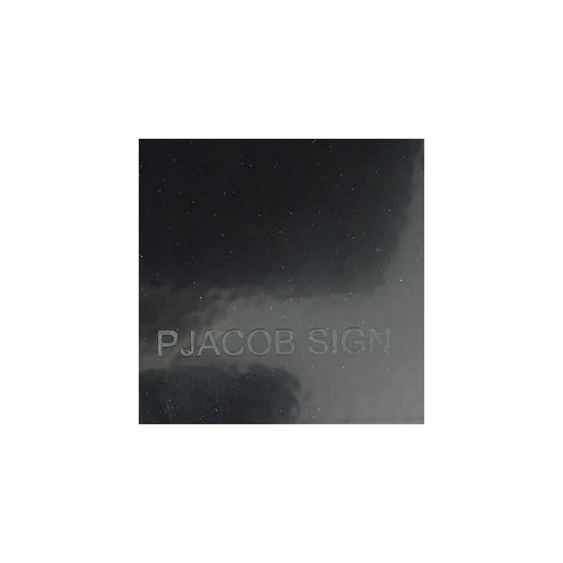 Pierre Jacob “Stilte“ kruk van rood gelakt metaal en staal, 21e eeuw