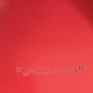 Pierre Jacob “Silence“ tabouret en métal acier laqué rouge, XXIe s