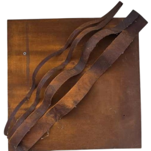 Vinciane Wéry, abstract wall sculpture in corten steel