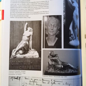 LEONILDO GIANNONI (attr) 'Naakte danseres met schijven' Art Deco sculptuur van gepolychromeerd brons. ca 1930