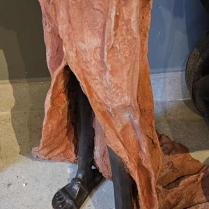 Adama Gandema Masai Woman lost wax bronze sculpture 120cm, 21st century