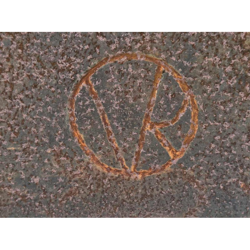 Véronique Roland “Pas-sage“ sculpture murale abstraite en acier corten, XXIe s