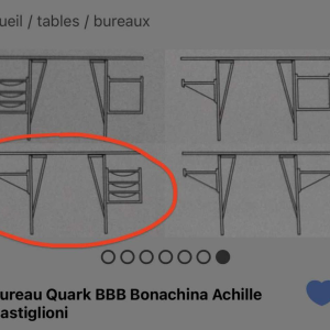 Achille Castiglioni & Paolo Ferrari / BBB Bonachina Italia, Bureau Quark, 1982