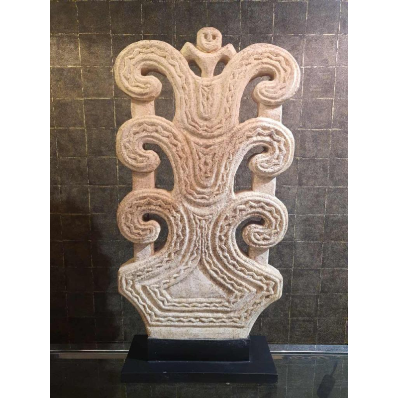 Statue / Sculpture Totem Polynésie “Récifs de Corail“ 20ème s