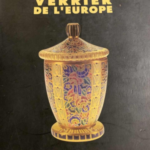 DAUM France "Verseau" paar kandelaars, brutalistisch kristal, 1950