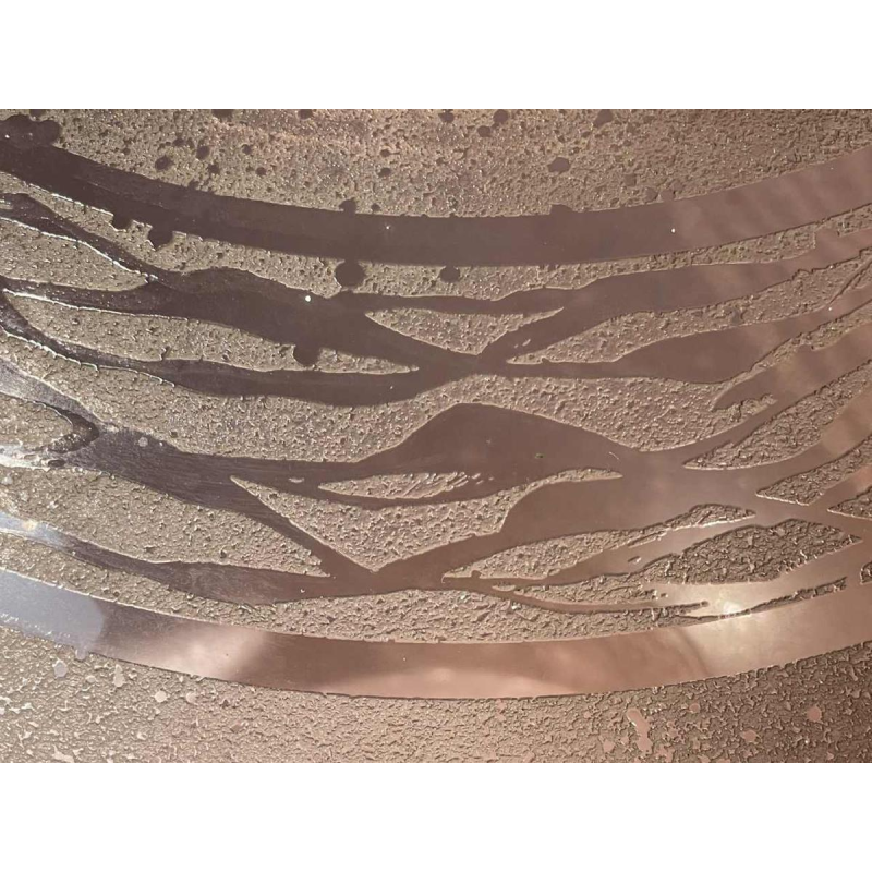 Manufacture SCHNEIDER art deco vase in engraved glass circa 1930