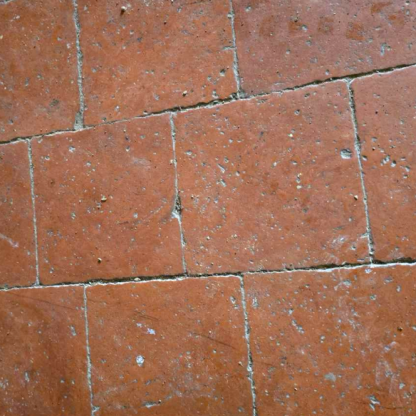 Tomettes anciennes, provenance Champagne, prix au M2, France 18ème siècle
