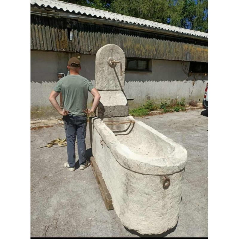 Antique stone fountain, 19th century