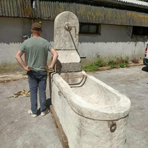 Antique stone fountain, 19th century