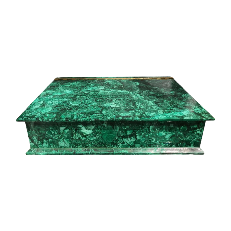 Malachite monumental box