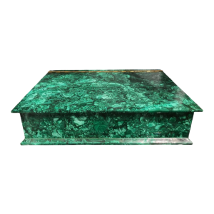 Boite monumentale en malachite, ca 1970