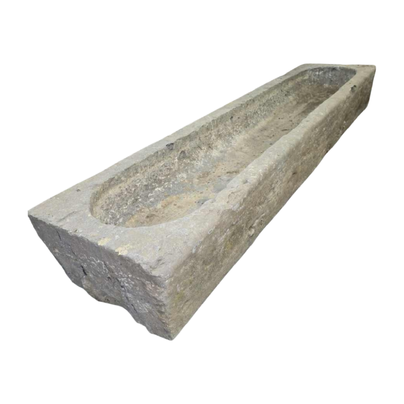Auge (dit bac) en pierre bleue de Belgique 195cm, 18ème siècle