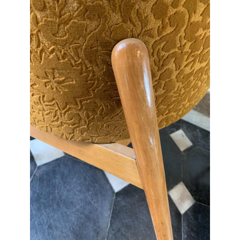 Paire de Fauteuils Vintage en parfait état, Design Tchécoslovaque 1950s 1960s