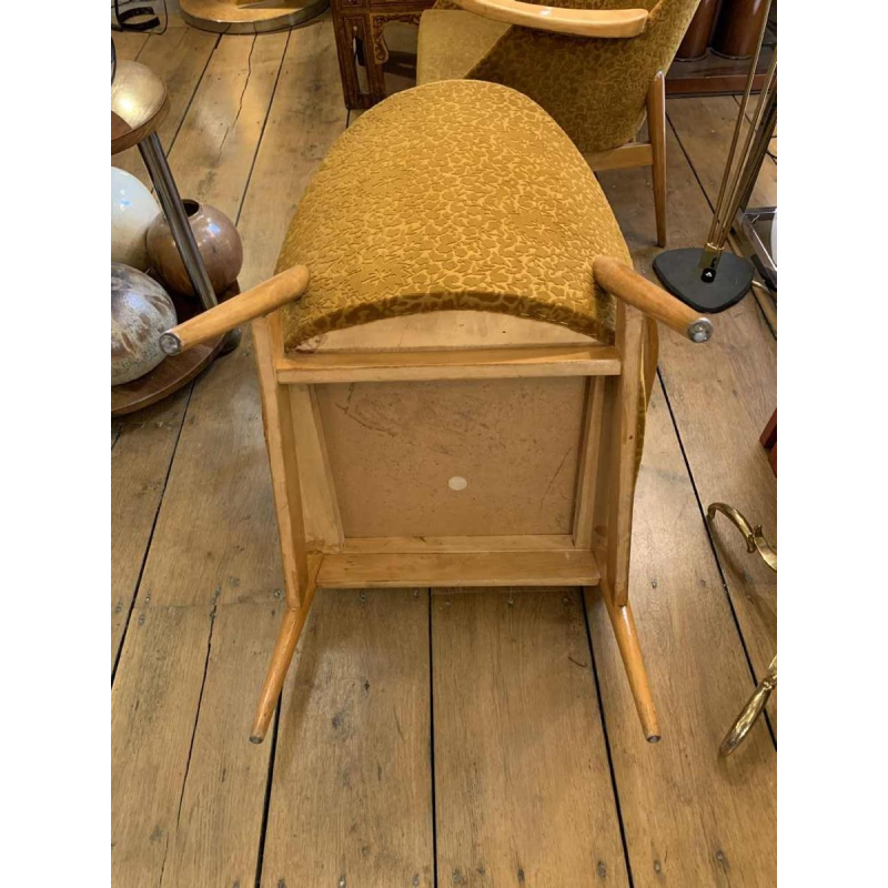 Paire de Fauteuils Vintage en parfait état, Design Tchécoslovaque 1950s 1960s