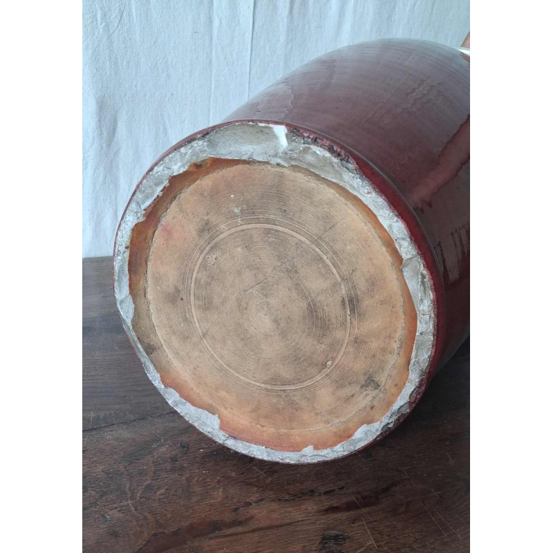 Vase 'Sang de boeuf' en céramique, Chine XIXe s