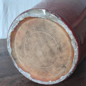 Vase 'Sang de boeuf' en céramique, Chine XIXe s