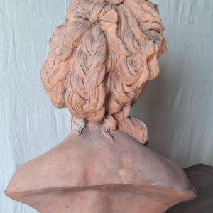 Female bust in terracotta