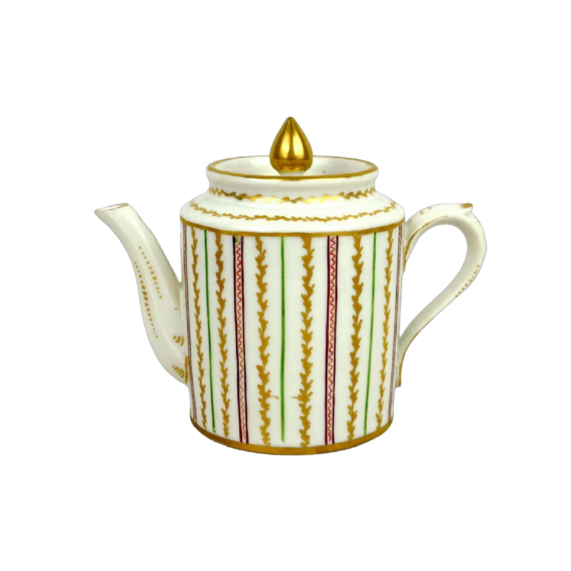 Bordeaux porcelain - Verneuilh workshop, teapot coffee pot, 18th century