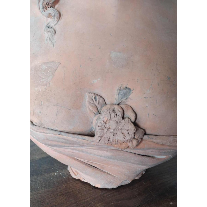 Female bust in terracotta