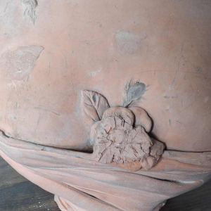 Buste de femme en terre cuite