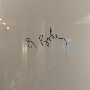 Anne Body "The Zut", drawing gouache on paper, original framing, 1965