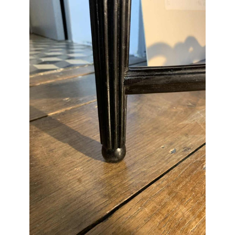 SUE ET MARE (toegeschreven) Art Deco ingelegde sycamore ebbenhouten bijzettafel