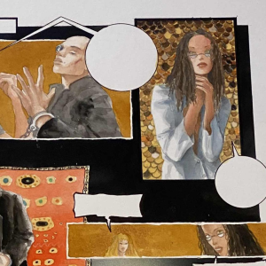 Marine de Sailly, origineel artwork erotisch album “Les 100.000 femmes“ 2012