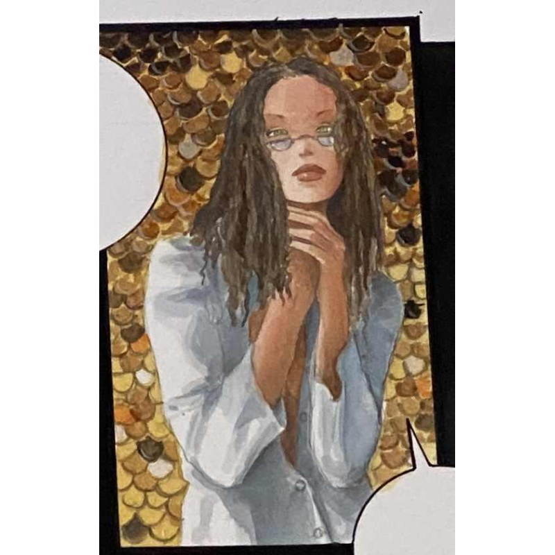 Marine de Sailly, original artwork erotic album “Les 100.000 femmes“ 2012