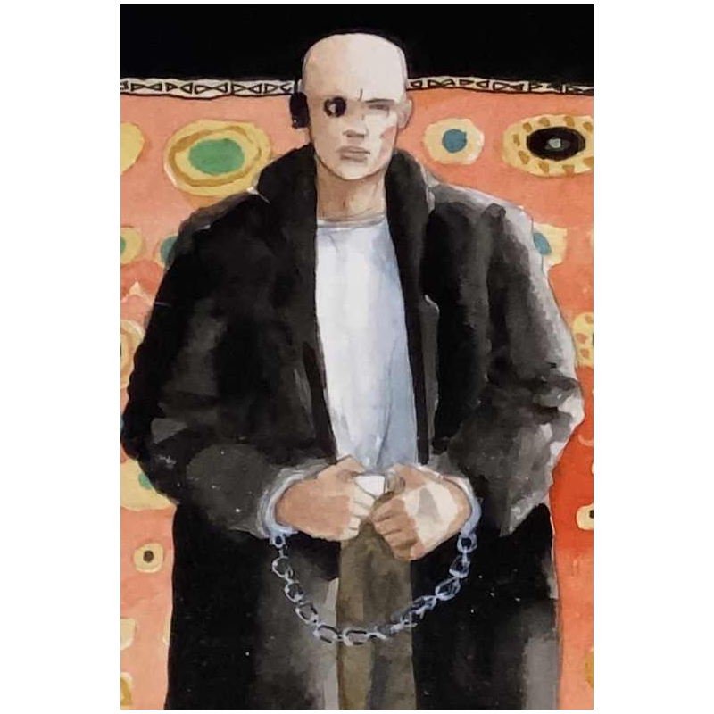 Marine de Sailly, origineel artwork erotisch album “Les 100.000 femmes“ 2012