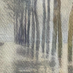 Renée PRINZ « Boulevard de la Meuse à Jambes Namur pendant les inondations 1920