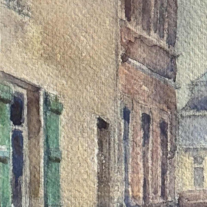 Renée PRINZ « Boulevard de la Meuse à Jambes Namur pendant les inondations 1920