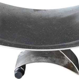 Lino Sabattini, modernist sculptural centrepiece in silver metal, Italy, 1970s